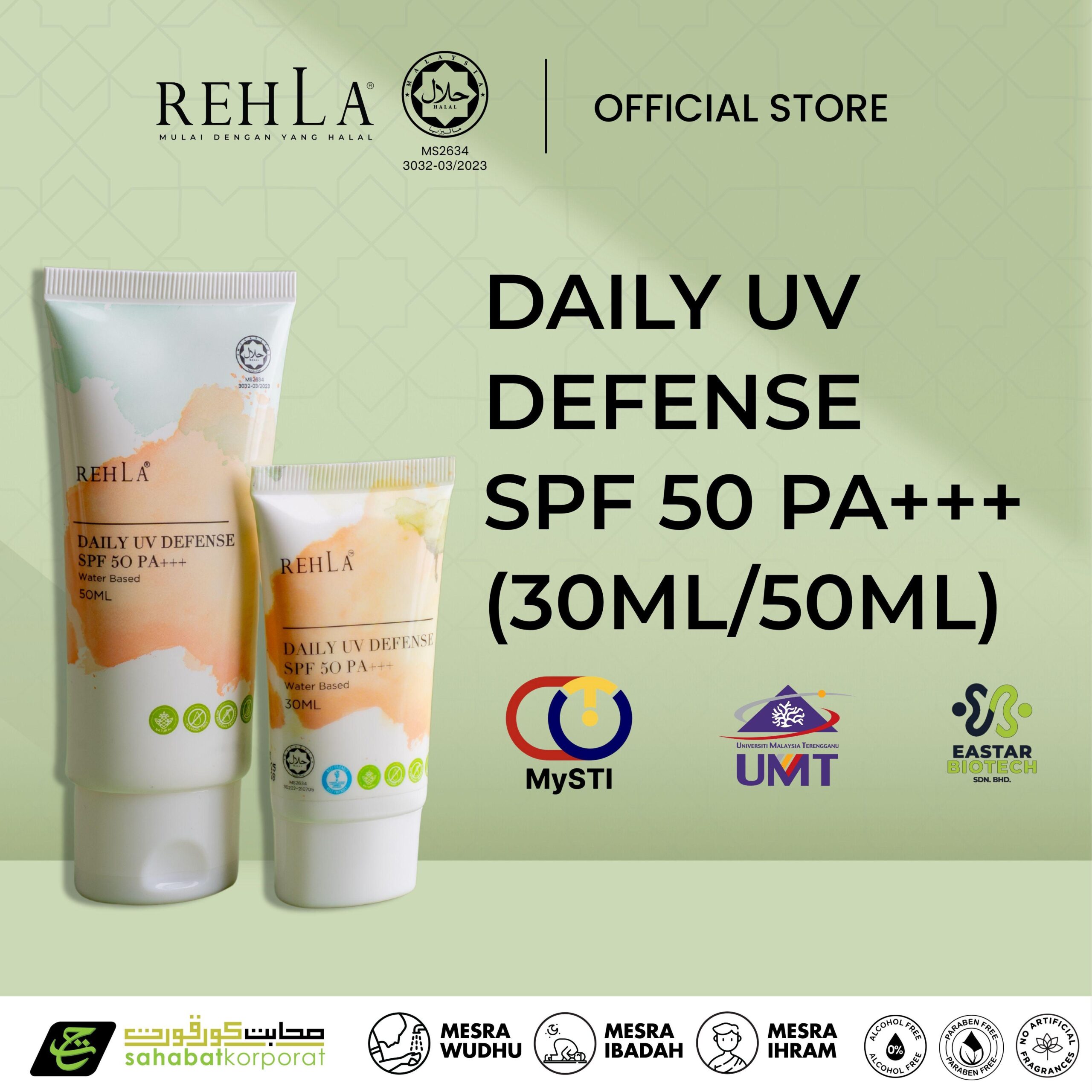 REHLA Daily Uv Defense With Spf 50 Sunscreen 2
