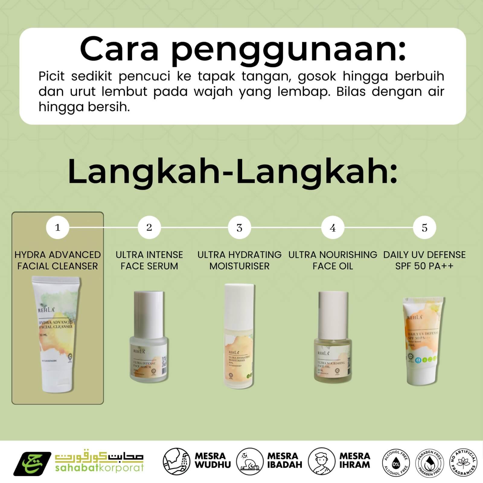 REHLA Hydra Advance Facial Cleanser 3