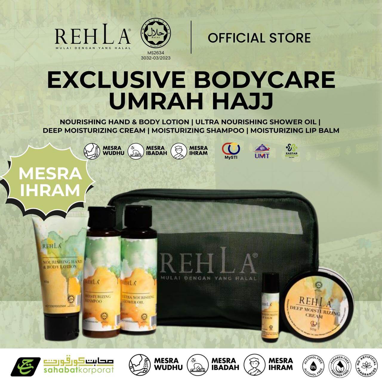 REHLA Exclusive Bodycare Umrah Hajj