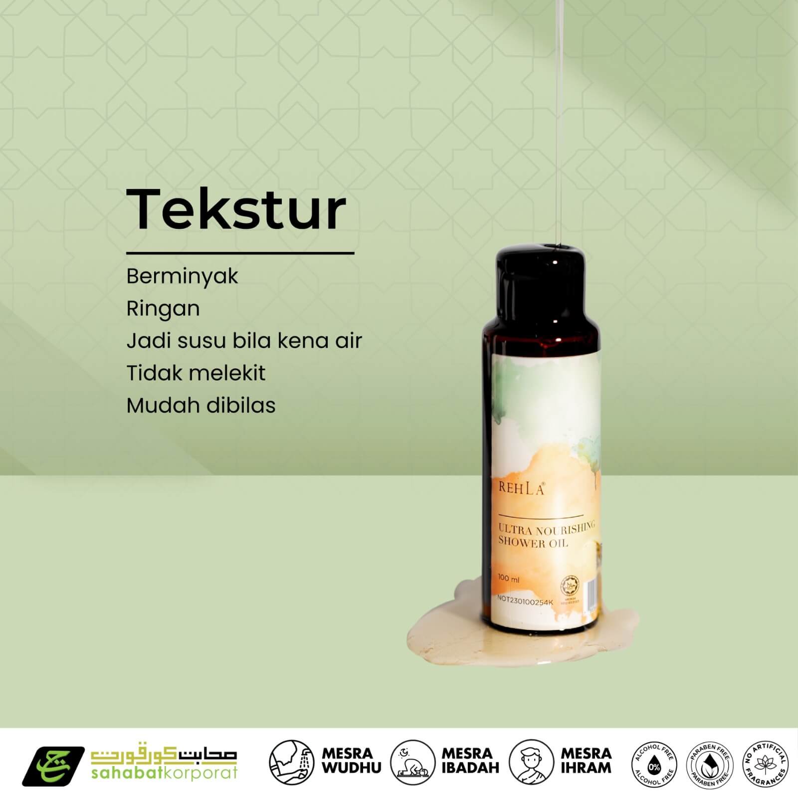 REHLA Ultra-nourishing Shower Oil 3