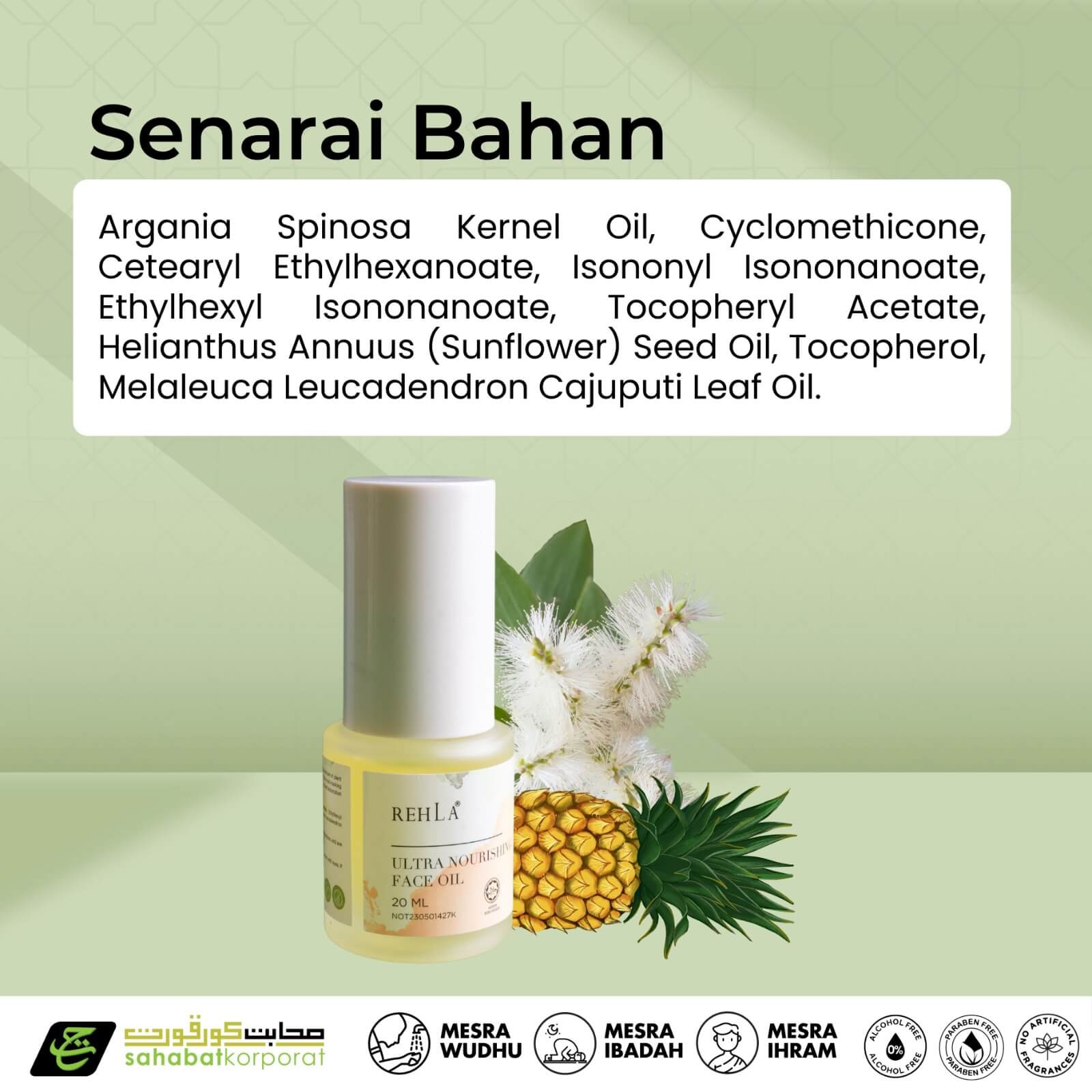 REHLA Ultra Nourishing Face Oil 5