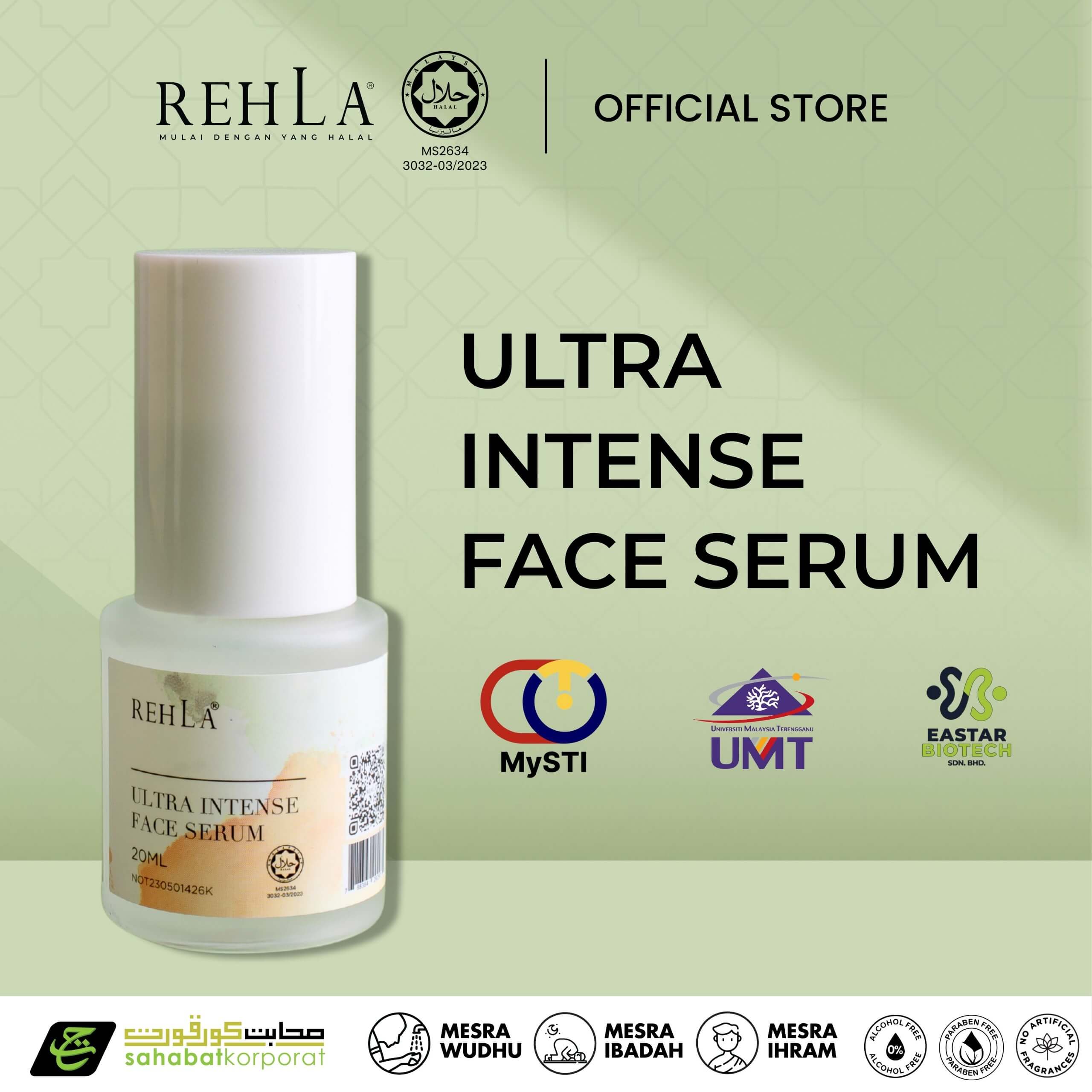 REHLA Ultra Intense Face Serum 2