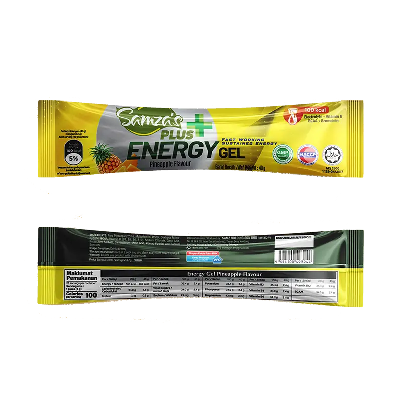 Pineapple energy gel